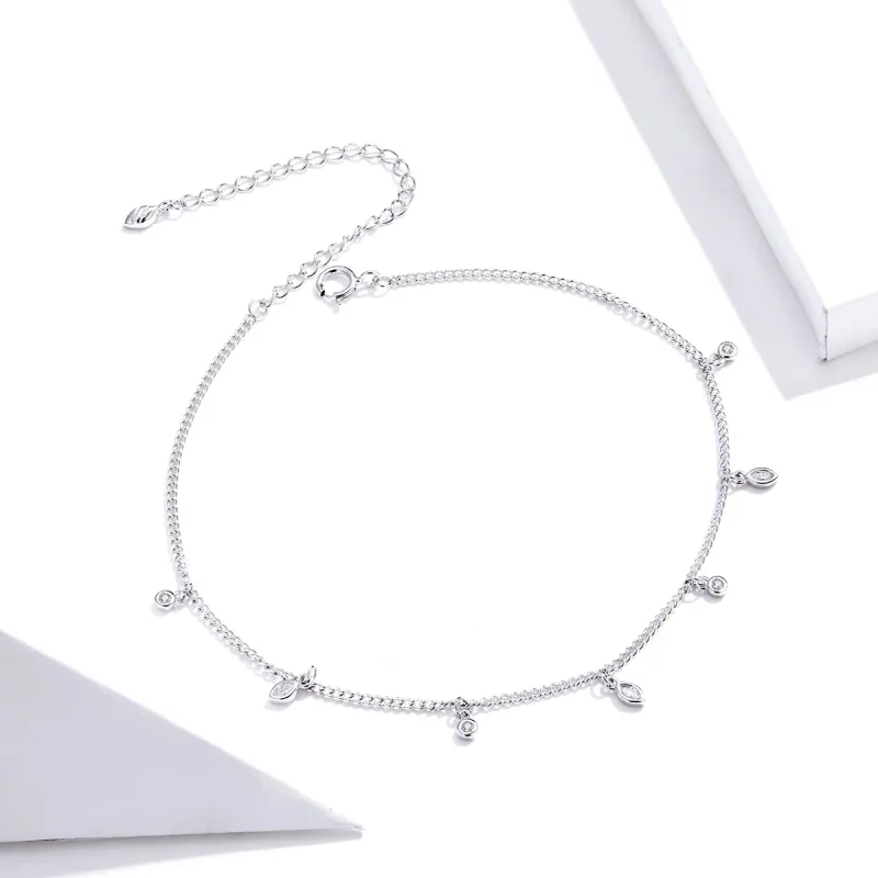 (image for) Pandora Style Silver Tassel bracelet - SCT018 - View 3
