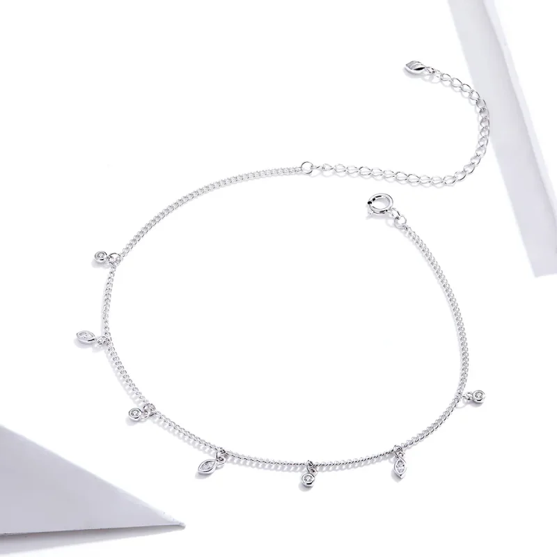 (image for) Pandora Style Silver Tassel bracelet - SCT018 - View 4