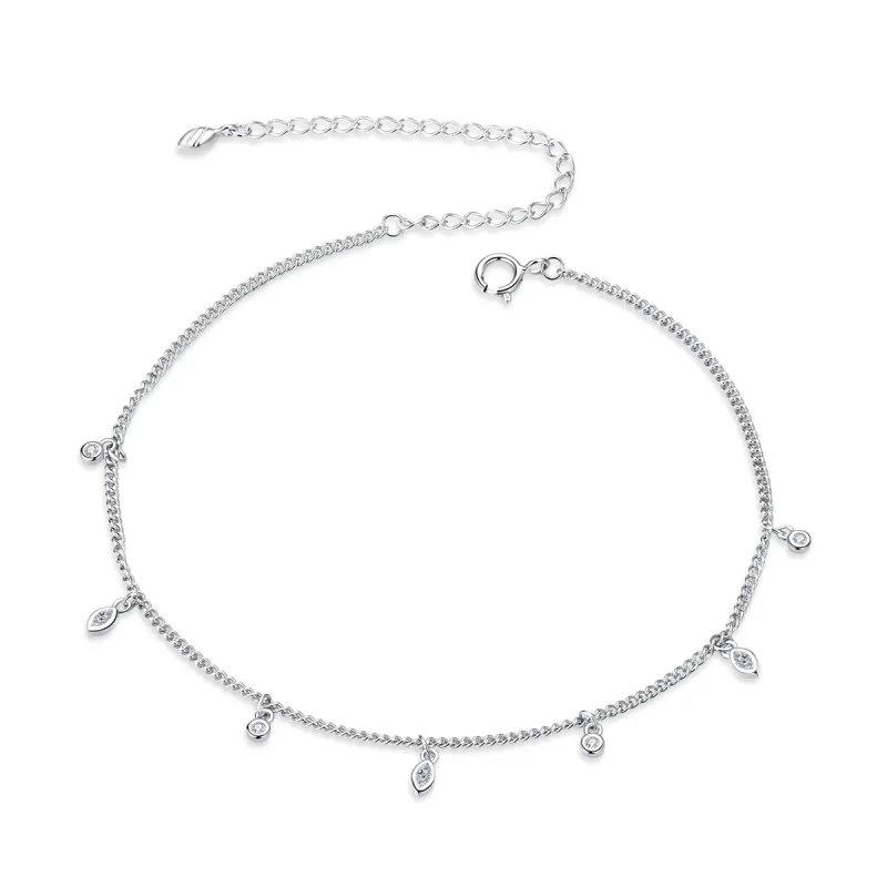 (image for) Pandora Style Silver Tassel bracelet - SCT018