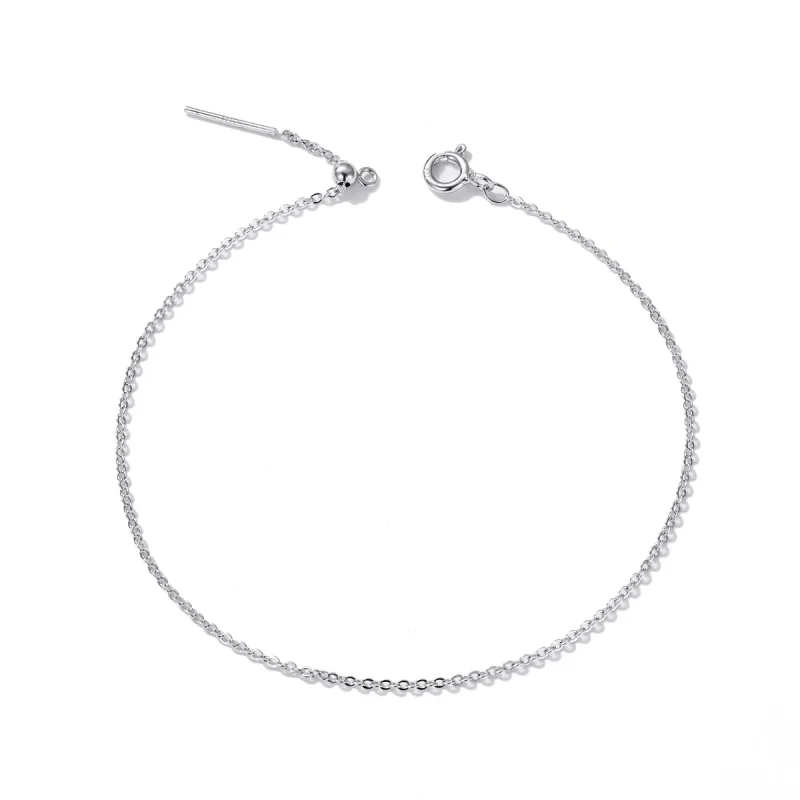 (image for) Pandora Style Simple Bead Chain Bracelet - BSB061 - View 2