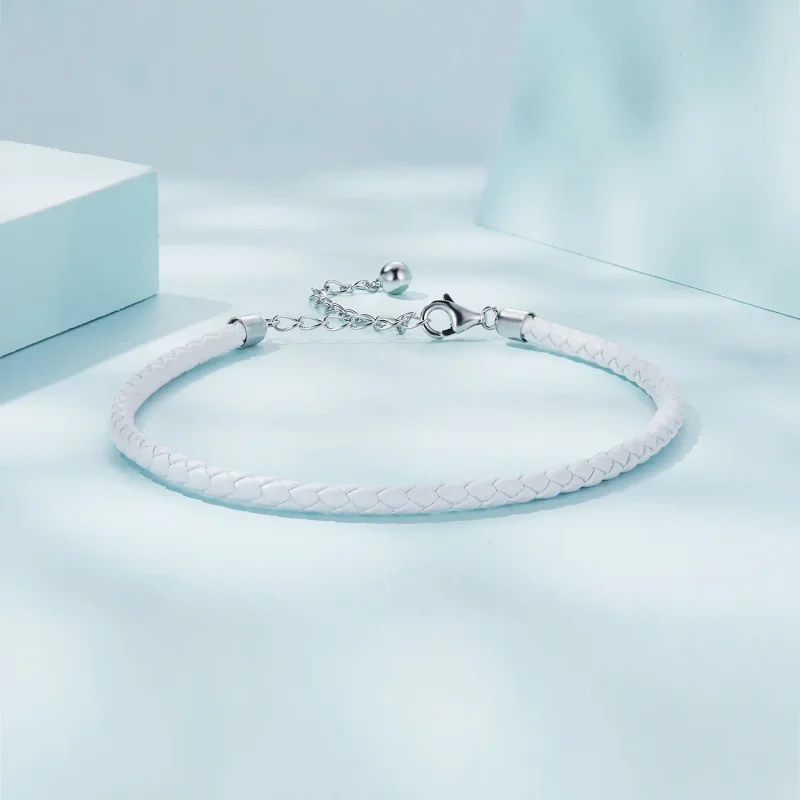 (image for) Pandora Style Simple Bracelet - SCB243-WH - View 2