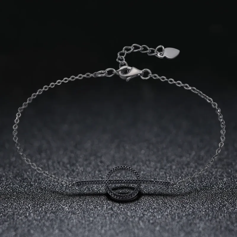 (image for) Pandora Style Simple Geometry Bracelet - VSB011 - View 2