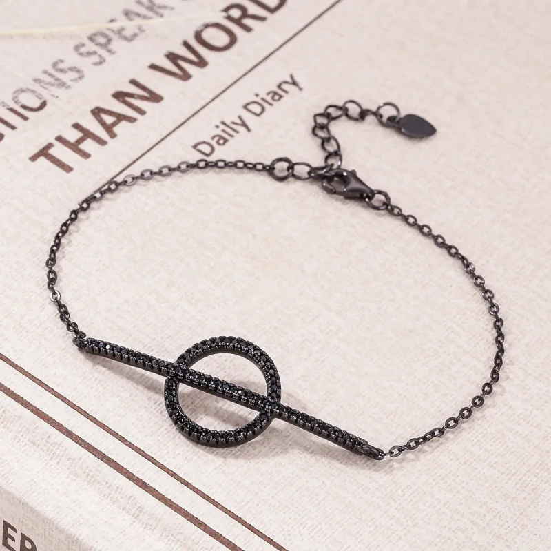 (image for) Pandora Style Simple Geometry Bracelet - VSB011 - View 3
