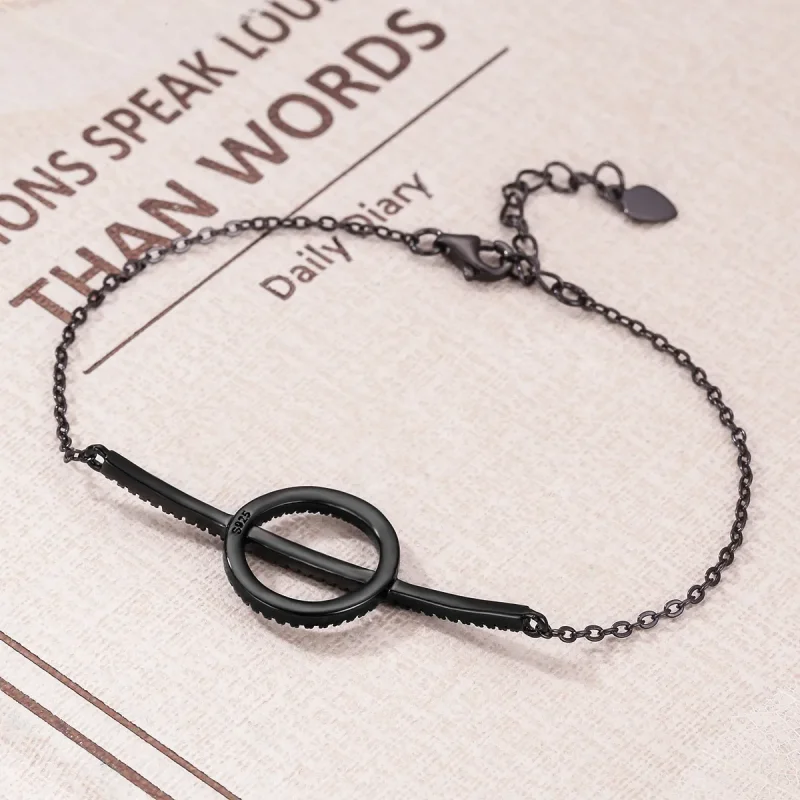 (image for) Pandora Style Simple Geometry Bracelet - VSB011 - View 4