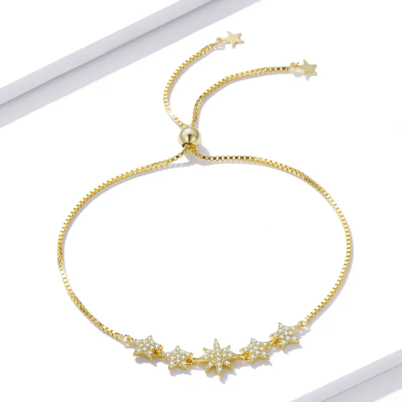 (image for) Pandora Style Starry Bracelet - BSB067 - View 2