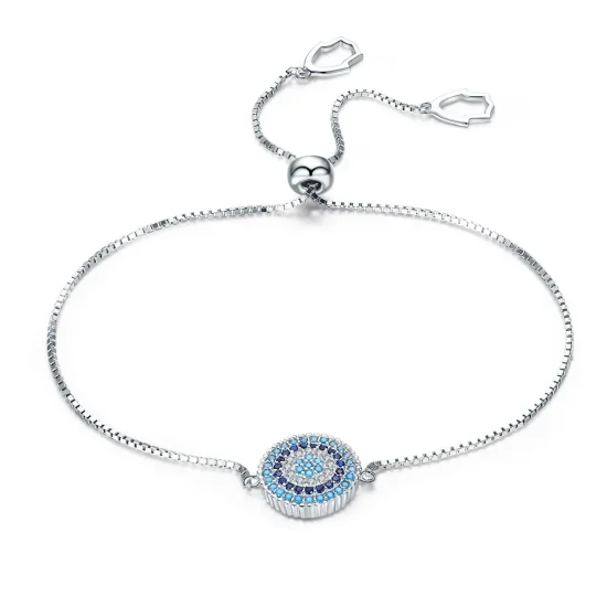 (image for) Pandora Style Sterling Silver Slider Bracelet - SCB005