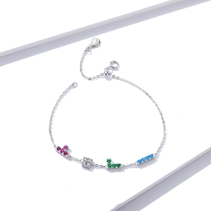 (image for) Pandora Style Tetris Bracelet - BSB040 - View 2