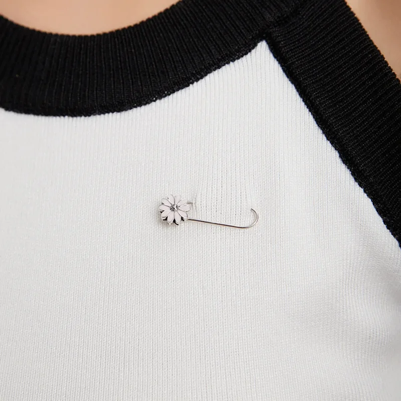 (image for) Pandora Style Little Daisy Brooch - BSX004 - View 9