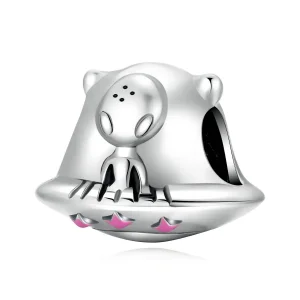(image for) Pandora Style Alien Flying Saucer Charm - SCC2060