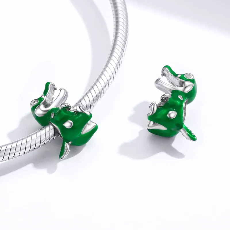 (image for) Pandora Style Baby Crocodile Charm - BSC190 - View 4
