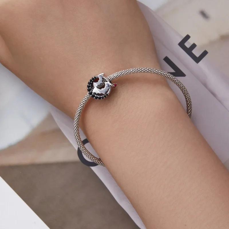 (image for) Pandora Style Bat Charm - SCC2392 - View 5