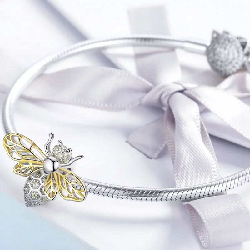 (image for) Pandora Style Bee Charm - BSC067 - View 3