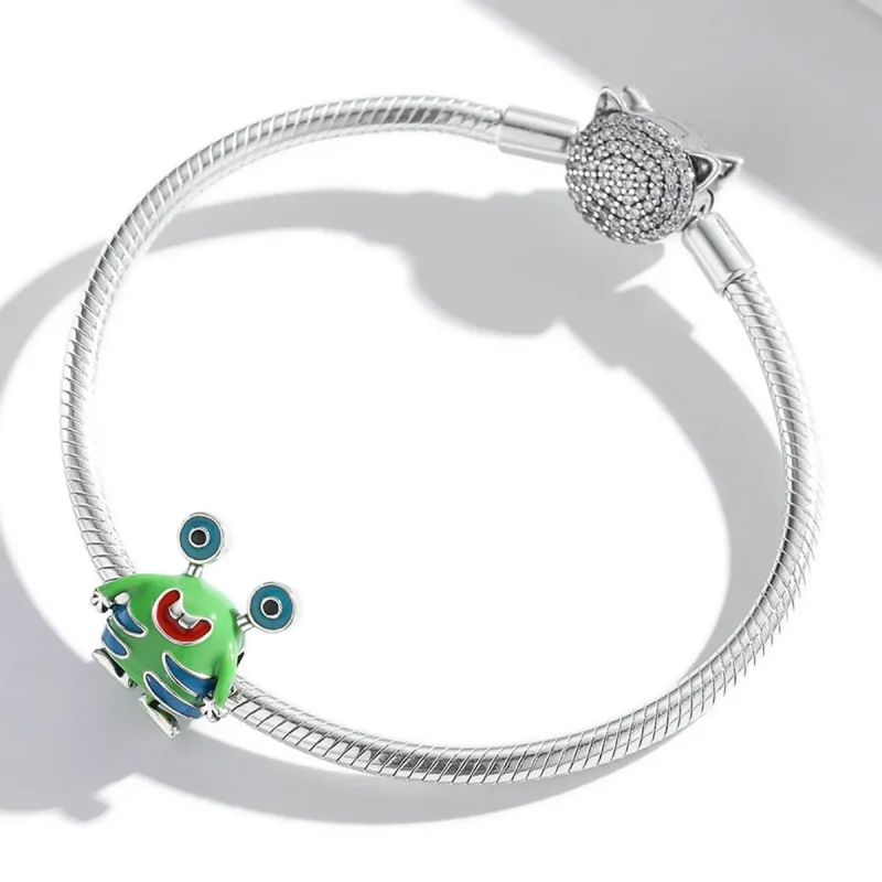 (image for) Pandora Style Big Eyed Monster Charm - SCC2056 - View 3