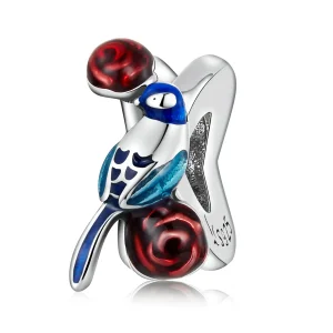 (image for) Pandora Style Birds and Flowers - Awakening of Insects Charm - SCC2192