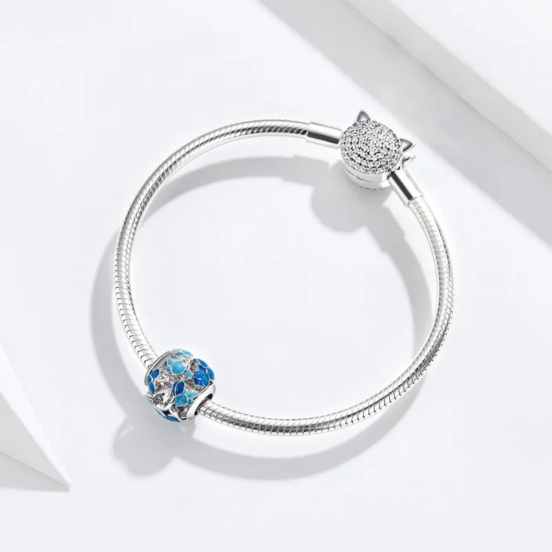 (image for) Pandora Style Blooming All The Way Charm - BSC087 - View 3