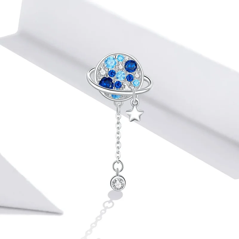 (image for) Pandora Style Blue Planet Charm - BSC365 - View 2