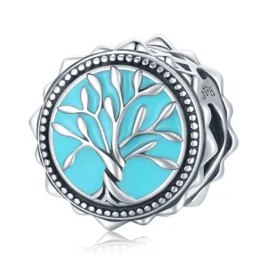 (image for) Pandora Style Blue Tree of Life Charm - BSC503