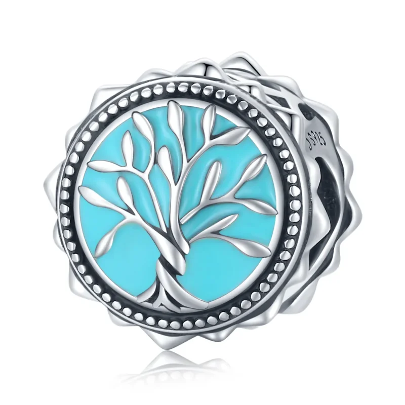 (image for) Pandora Style Blue Tree of Life Charm - BSC503
