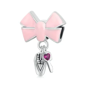 (image for) Pandora Style Bow Car Key Charm - SCC1974