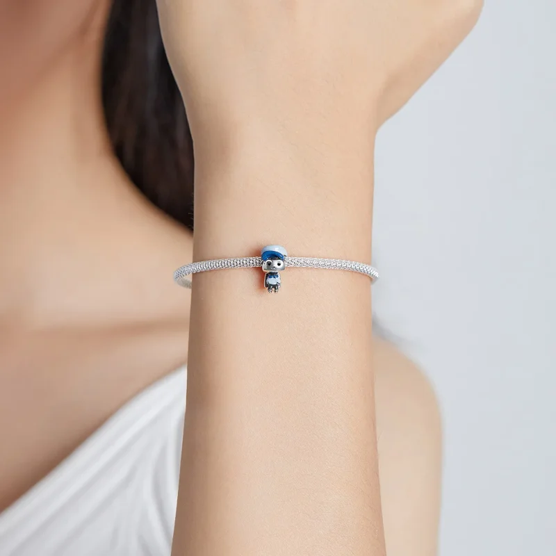 (image for) Pandora Style Bunny Officer Charm - SCC1960 - View 5
