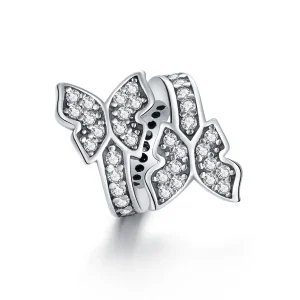 (image for) Pandora Style Butterflies Around Charm - BSC379