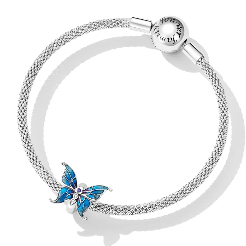 (image for) Pandora Style Butterfly Charm - SCC2326 - View 5