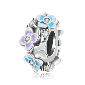 (image for) Pandora Style Butterfly Love Flower Charm - SCC2063