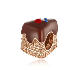 (image for) Pandora Style Chocolate Cake Charm - BSC349