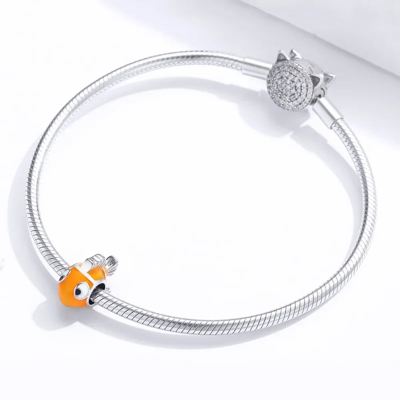 (image for) Pandora Style Clown Fish Charm - BSC206 - View 2