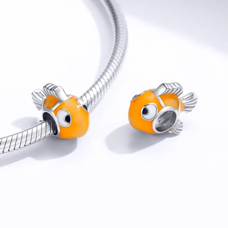 (image for) Pandora Style Clown Fish Charm - BSC206 - View 3