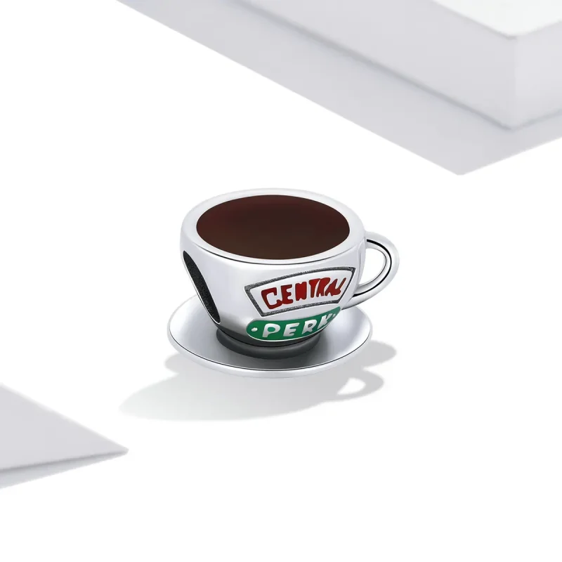 (image for) Pandora Style Coffee Cup Charm - SCC2164 - View 2