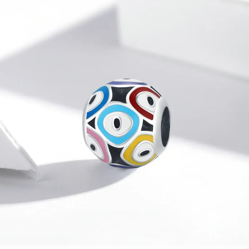 (image for) Pandora Style Colorful Devil Eye Charm - BSC585 - View 2
