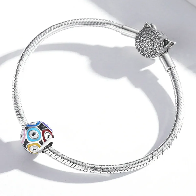 (image for) Pandora Style Colorful Devil Eye Charm - BSC585 - View 3