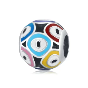 (image for) Pandora Style Colorful Devil Eye Charm - BSC585
