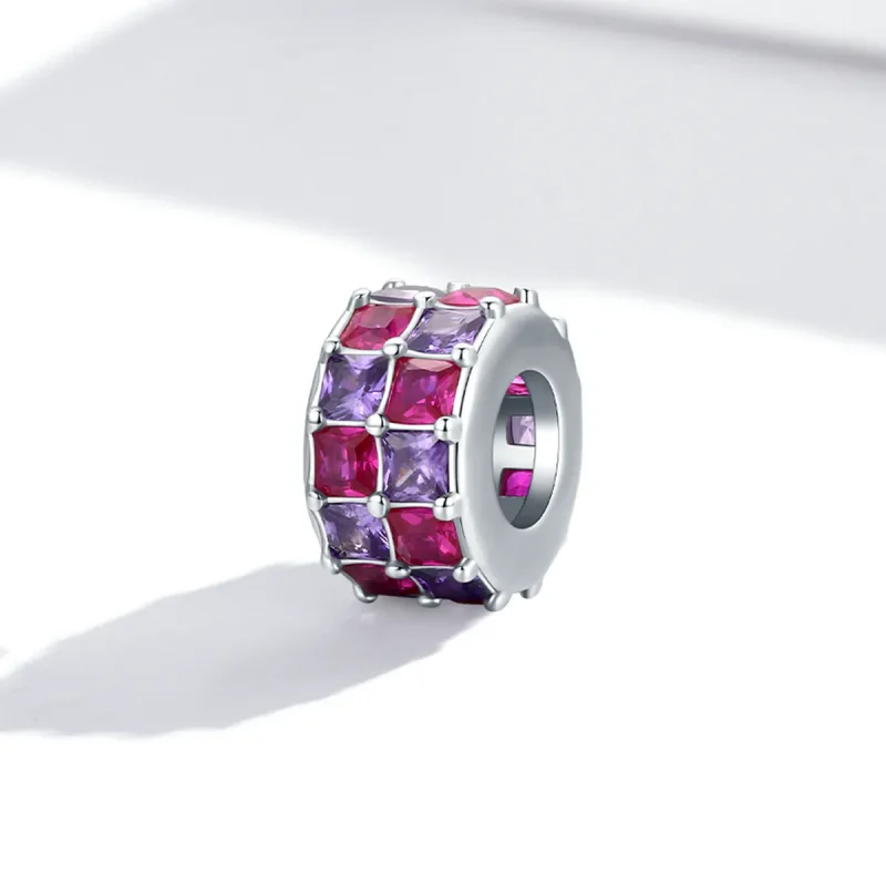 (image for) Pandora Style Colorful Spacer Charm - SCC1995 - View 2