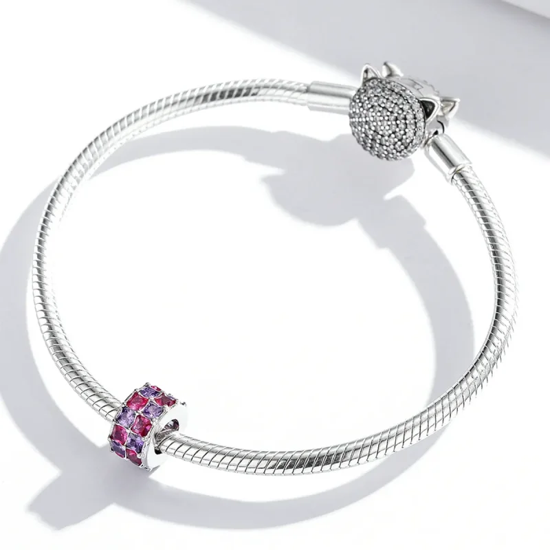 (image for) Pandora Style Colorful Spacer Charm - SCC1995 - View 4