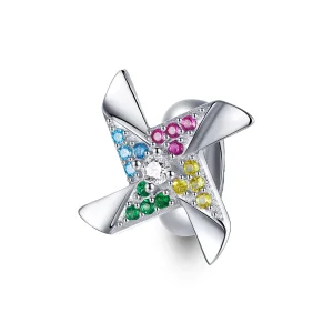 (image for) Pandora Style Colorful Windmill Charm - SCC1766