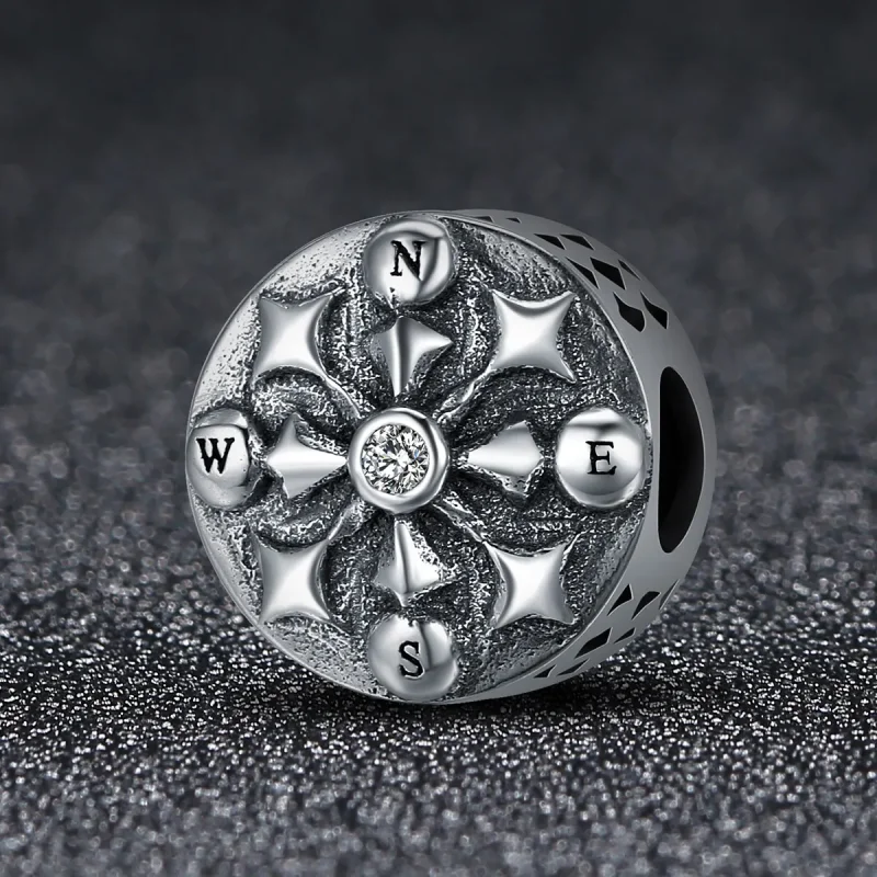 (image for) Pandora Style Compass Charm - SCC278 - View 2