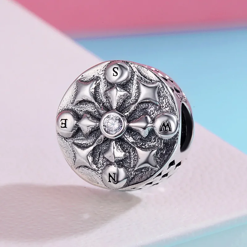 (image for) Pandora Style Compass Charm - SCC278 - View 3