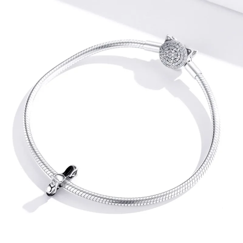 (image for) Pandora Style Cool Motorcycle Charm - BSC273 - View 3