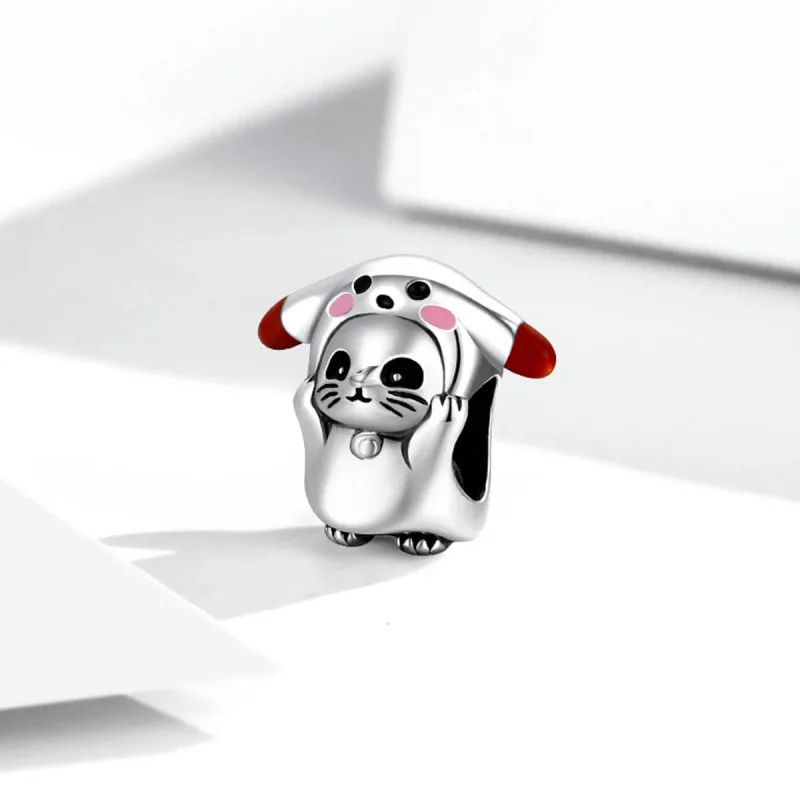 (image for) Pandora Style Cute Cat Charm - SCC2011 - View 2