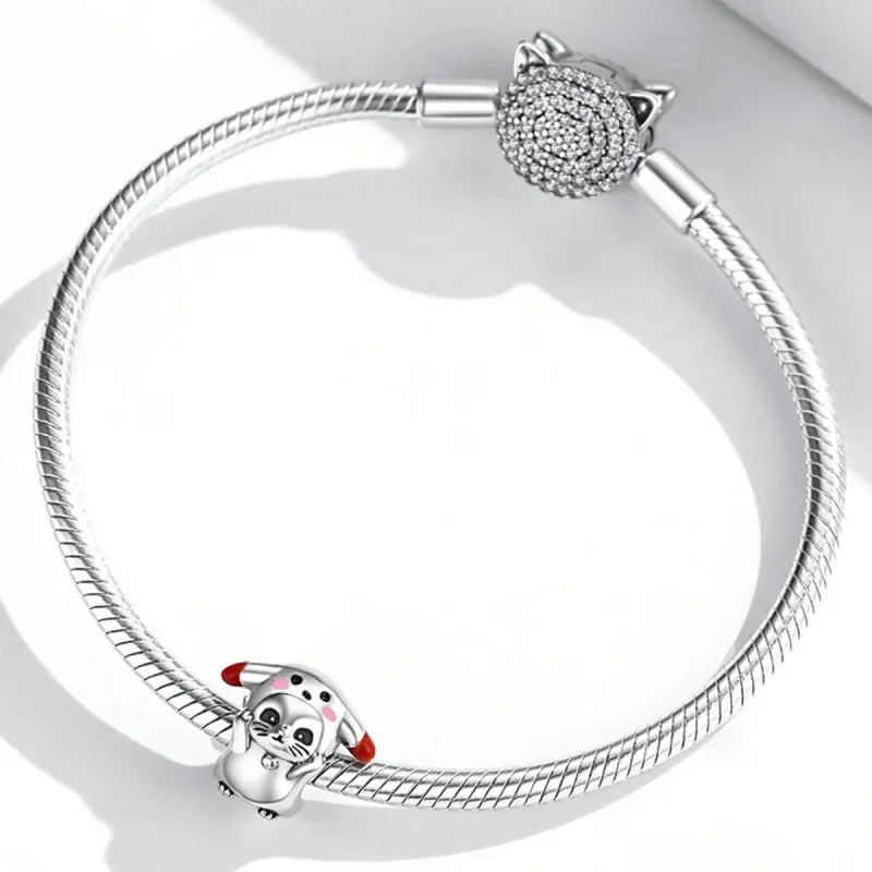 (image for) Pandora Style Cute Cat Charm - SCC2011 - View 3