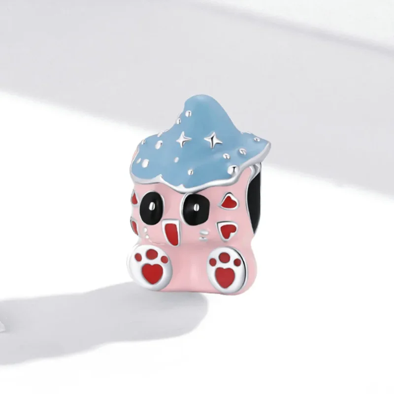 (image for) Pandora Style Cute Cat Doll Charm - SCC1939 - View 2