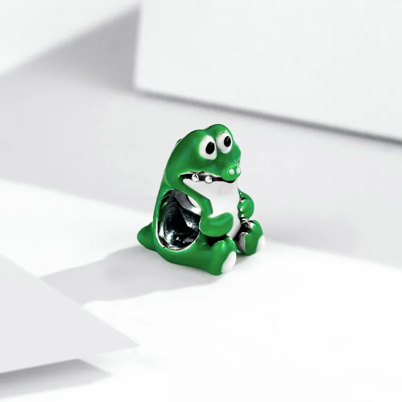 (image for) Pandora Style Cute Crocodile Charm - SCC2008 - View 2