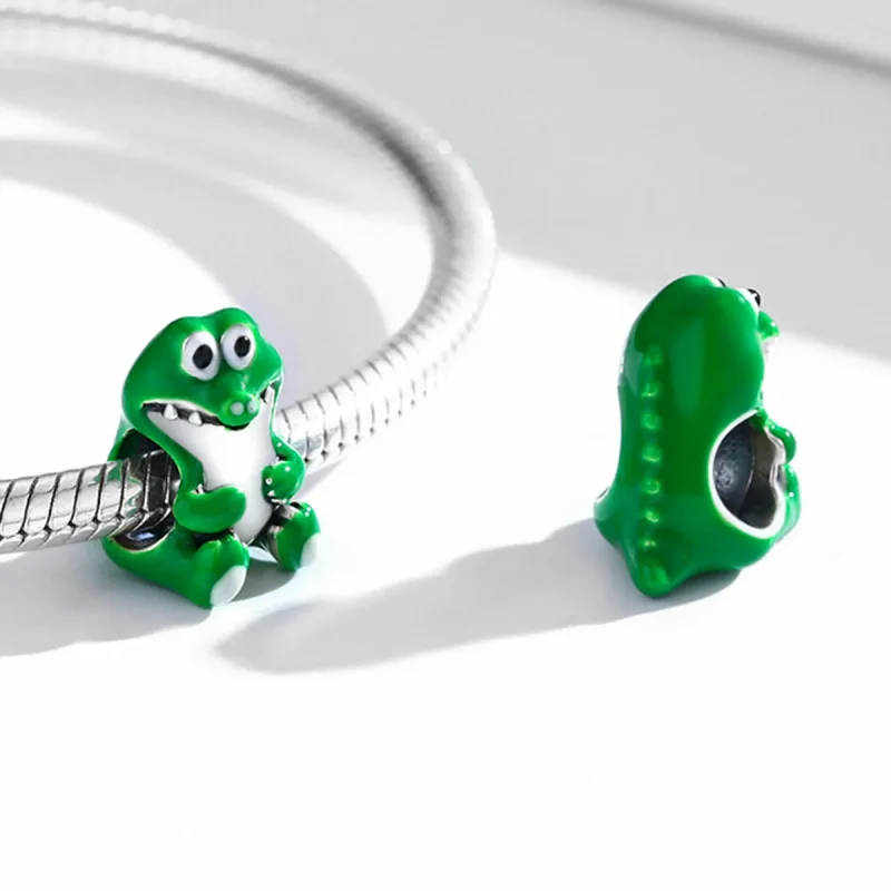 (image for) Pandora Style Cute Crocodile Charm - SCC2008 - View 4