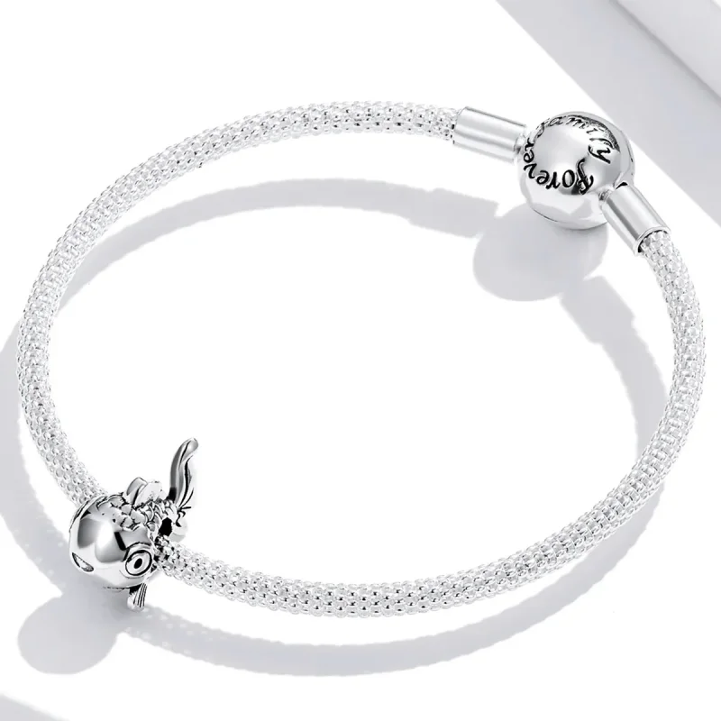 (image for) Pandora Style Cute Goldfish Charm - BSC543 - View 3