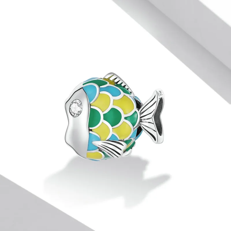 (image for) Pandora Style Cute Little Fish Charm - SCC2073 - View 2
