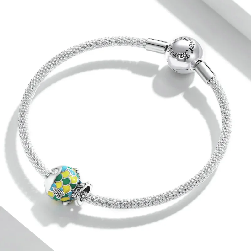 (image for) Pandora Style Cute Little Fish Charm - SCC2073 - View 3
