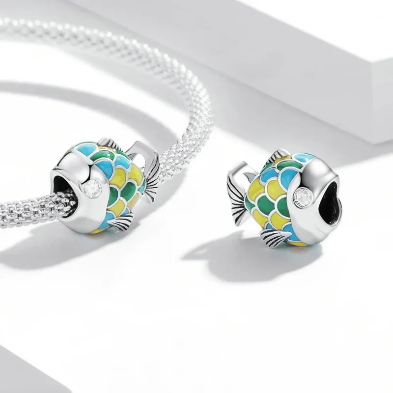 (image for) Pandora Style Cute Little Fish Charm - SCC2073 - View 4