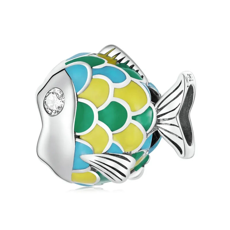 (image for) Pandora Style Cute Little Fish Charm - SCC2073